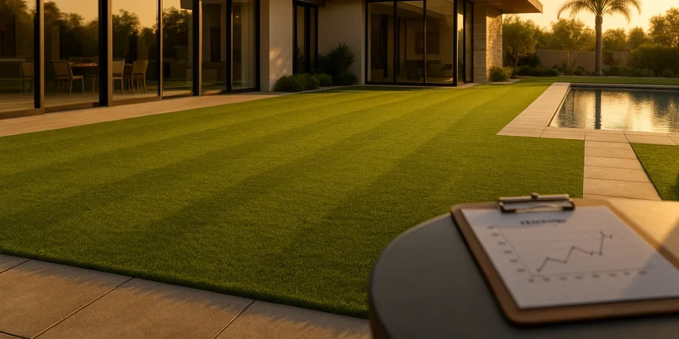Artificial Turf Cost & ROI Lifespan, Warranty & Annual Care Budget