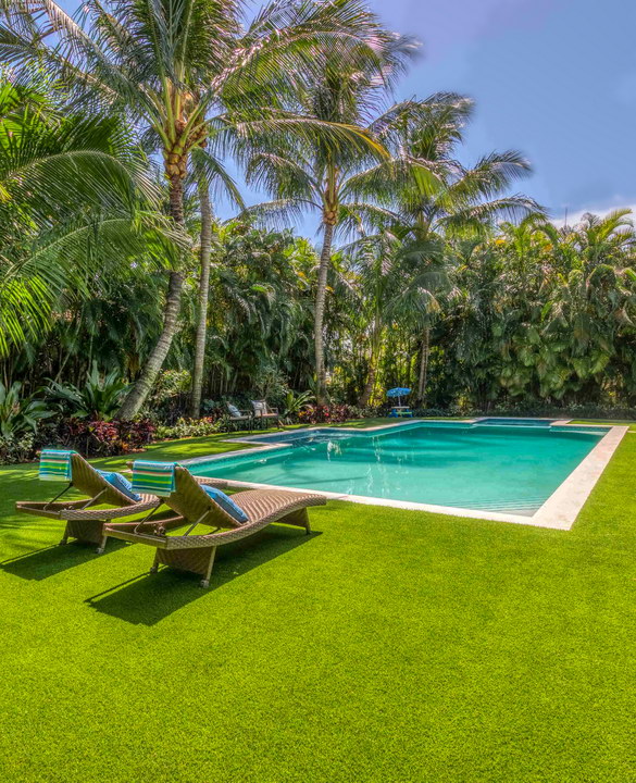 Our Pool Area Turf Installation Process in South Florida