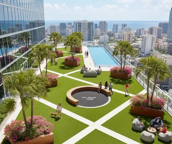 Blue Ocean Turf for Commercial Projects in South Florida