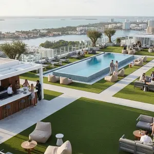 Hospitality and Rooftops - Commercial Turf South Florida